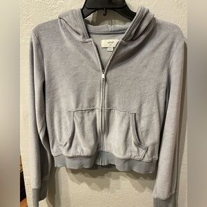 Aerie cropped zip up jacket